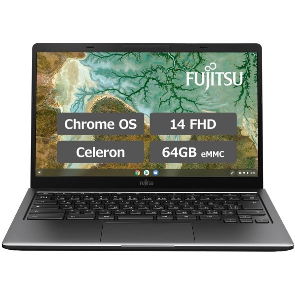 富士通 FMV Chromebook WM1/F3 FCBWF3M11T 笔记本电脑(Chrome OS/可触屏/14型/Celeron 6305/4GB/闪存 64GB/无Office) 深铬